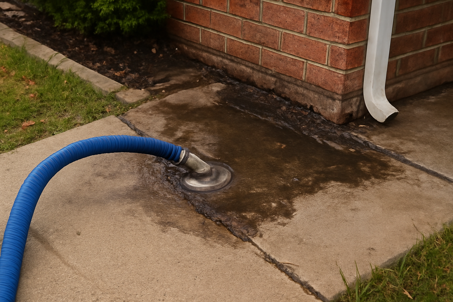Concrete Slab Water Extraction in Cedar Fort, UT