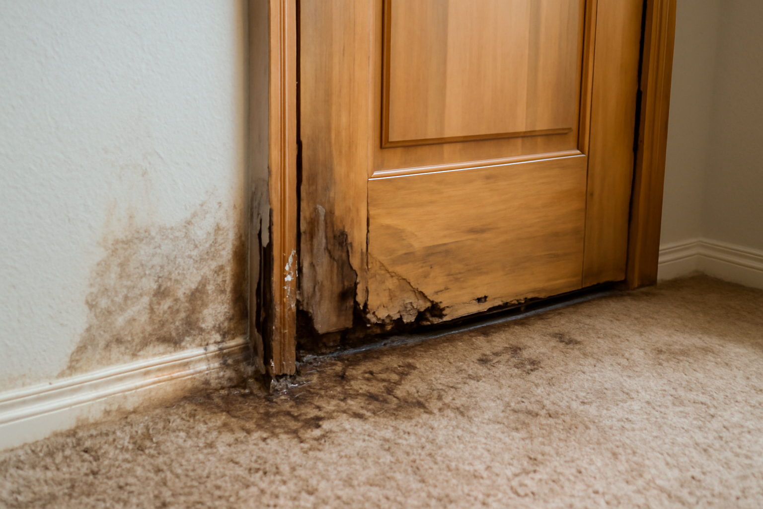 Wood Trim Water Damage Restoration in Eagle Mountain, UT
